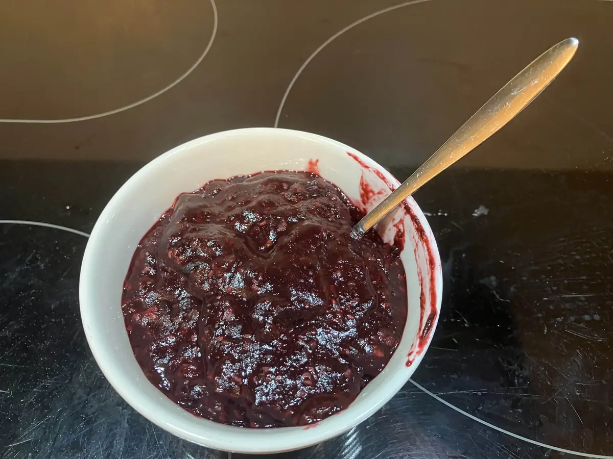Confiture low carb de fruits rouges maison