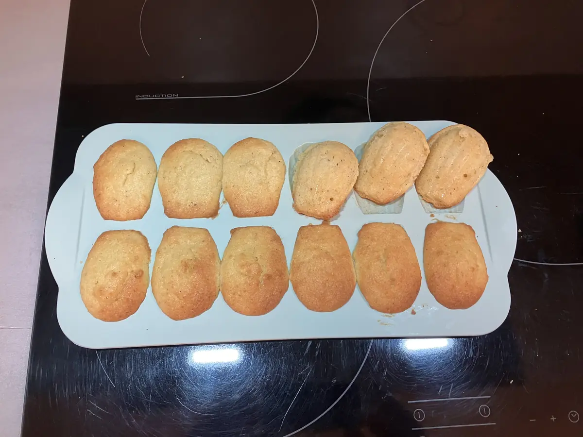 Madeleines low carb au beurre noisette