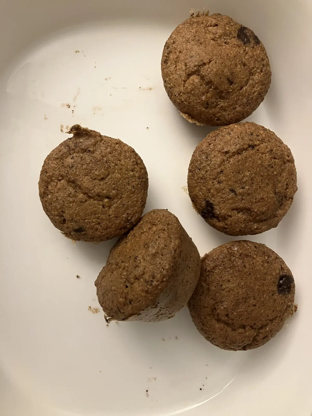 Muffins low carb noisette et chocolat 85 %